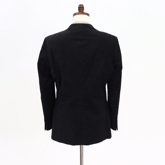 H&M 40R Black HB 2-Button Sport Coat Blazer Jacket B827 - Picture 7 of 11